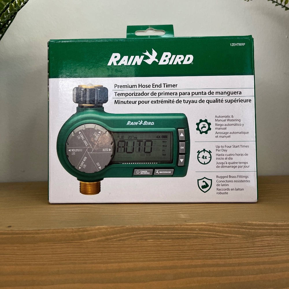 Rain bird Premium Hose End Timer.
